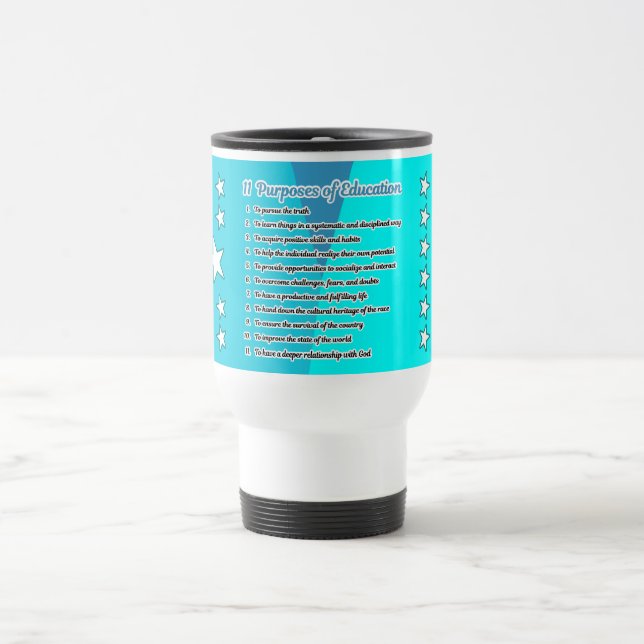 Taza De Viaje 11 Finalidades de la educación (Centro)