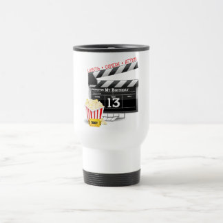 Taza De Viaje 13.º Fiesta de cine de cumpleaños