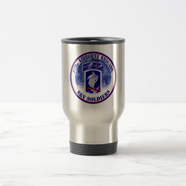 Taza De Viaje 173o Equipo de combate 001 de la brigada (Centro)