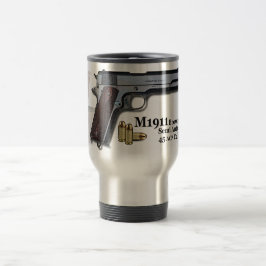 Taza De Viaje 1911 que broncea M1911 la pistola semi automática