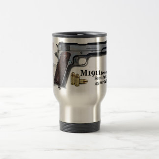 Taza De Viaje 1911 que broncea M1911 la pistola semi automática