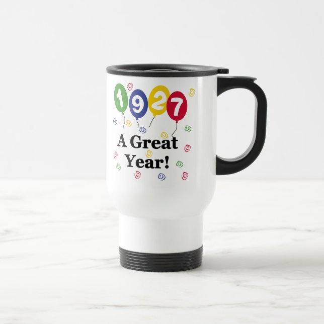 Taza De Viaje 1927 un cumpleaños del gran año (Derecha)