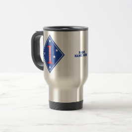 Taza De Viaje 1.ª División Marina Personalizable