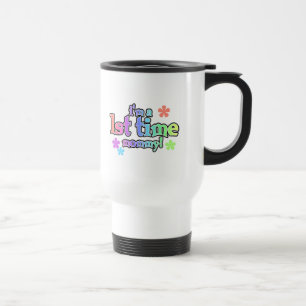 Taza De Viaje 1.ᵉʳ Camisetas y obsequios mami-arcoiris