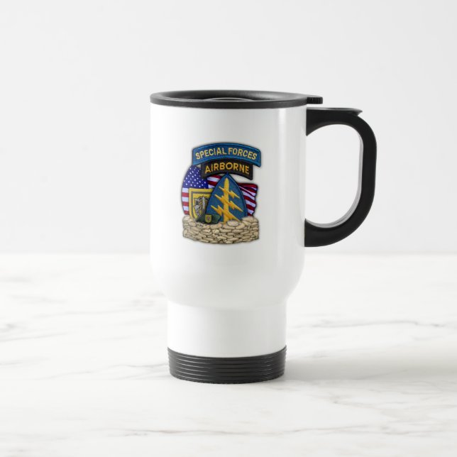 Taza De Viaje 1.ᵉʳ grupo de veteranos de las fuerzas especiales  (Derecha)