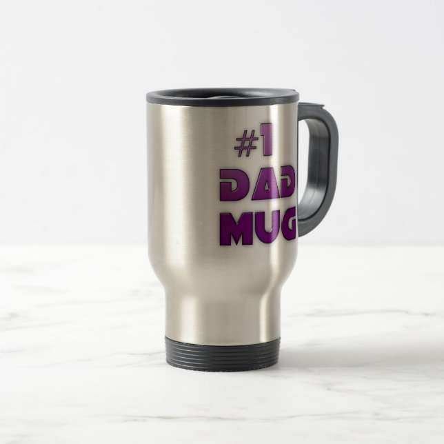 TAZA DE VIAJE #1 CUMPLEAÑOS DEL PAPÁ Y DÍA DEL PADRE (Anverso derecho)