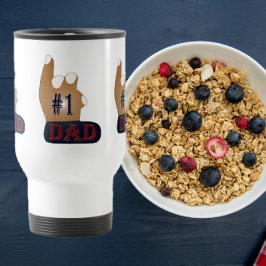 Taza De Viaje #1 Dad Ebony Teak