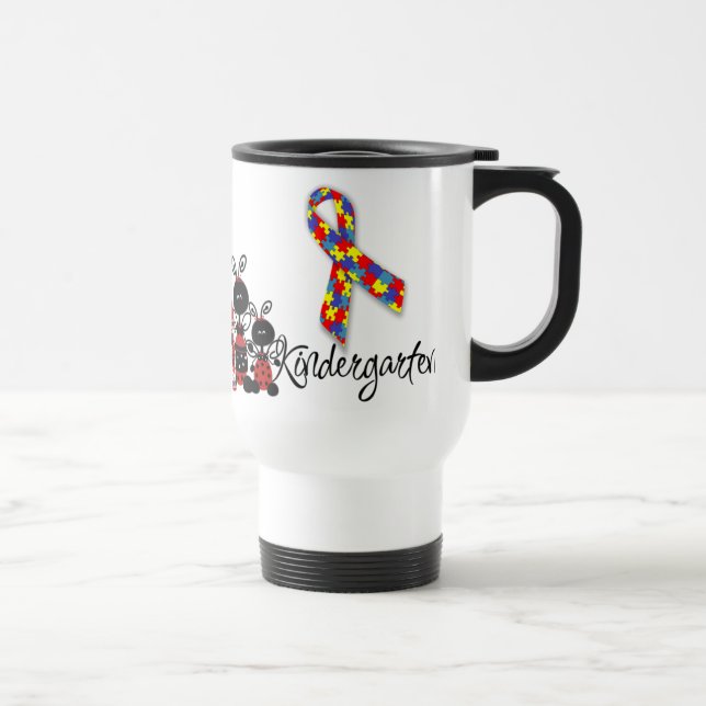 Taza De Viaje #1Mug de sensibilización del autismo (Derecha)