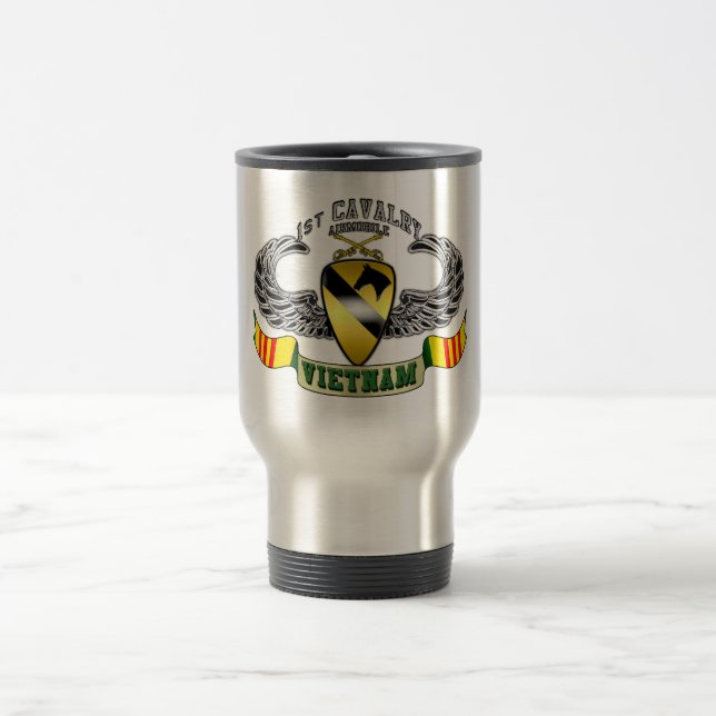 Taza De Viaje 1r Caballería-Aeromóvil, Vietnam (Centro)