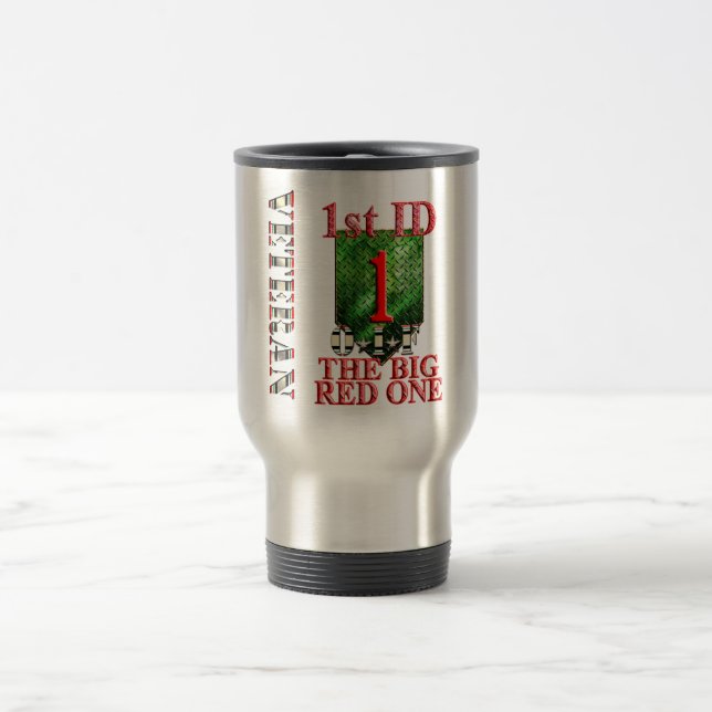 Taza De Viaje 1r Rojo grande uno OIF de la división de (Centro)
