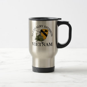Taza De Viaje 1r Veterinario de Cav Vietnam