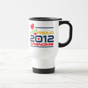 Taza De Viaje 2012 camisetas y regalos orgullosos de la abuela