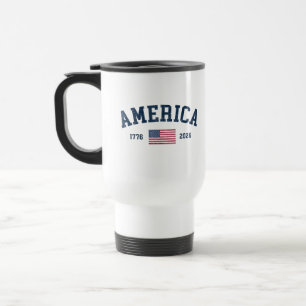 Taza De Viaje 250 Años Bandera de América EE. UU. 4 de Julio 202