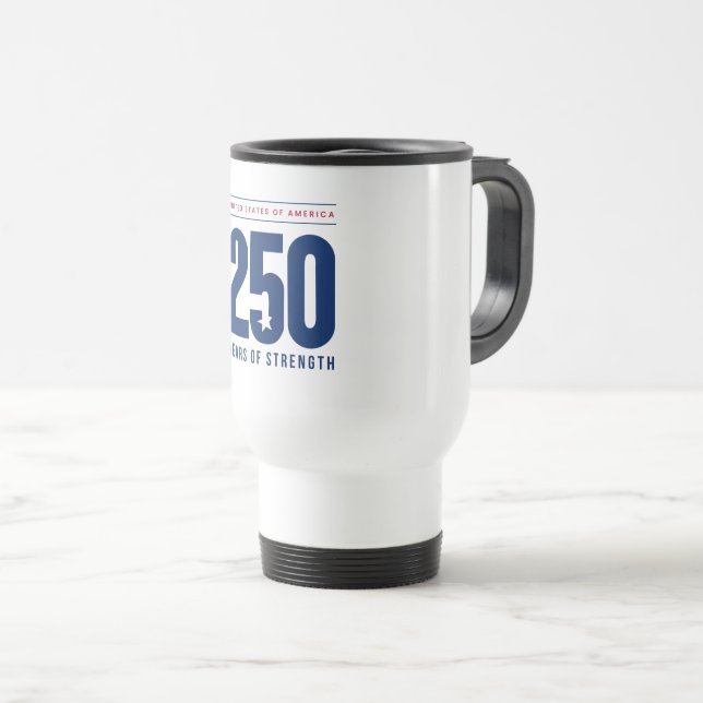 Taza De Viaje 250 Years of Strength (Anverso derecho)