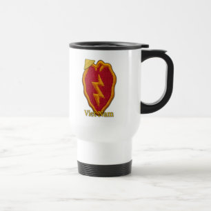 Taza De Viaje 25tos veterinarios de Vietnam de los veteranos de