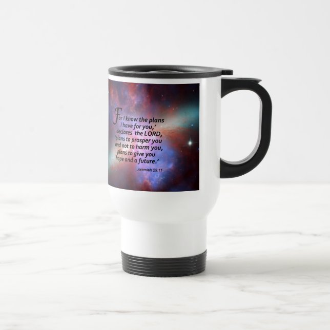 Taza De Viaje 29:11 de Jeremiah (Derecha)