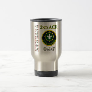 Taza De Viaje 2do Caballería acorazada OIF