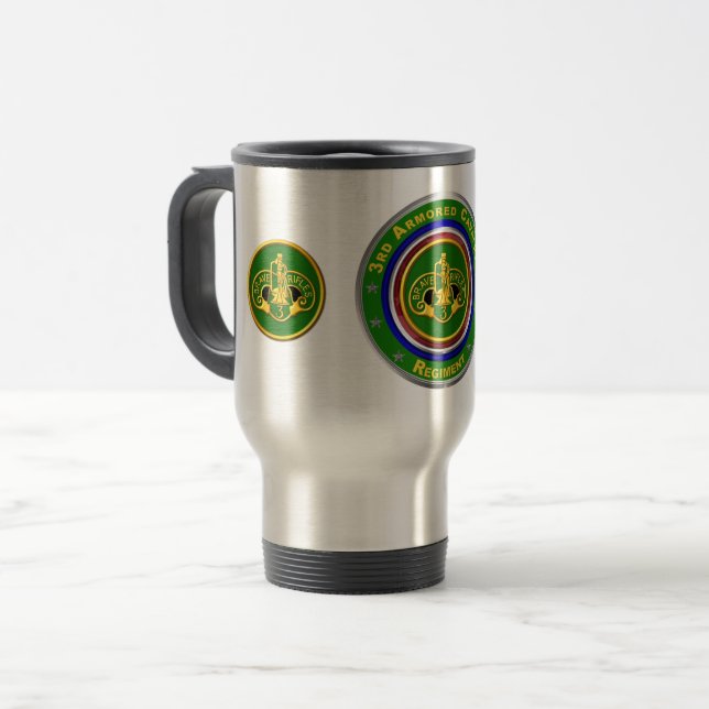 Taza De Viaje 3.ᵉʳ Regimiento De Caballería Armada   (Anverso izquierdo)