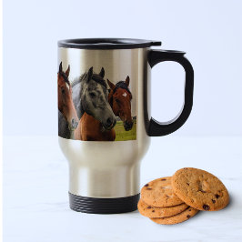 Taza de viaje 3 Cabezas de Caballo – Perfecta para