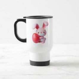 Taza De Viaje 3.D. Huevo de conejito de Pascua