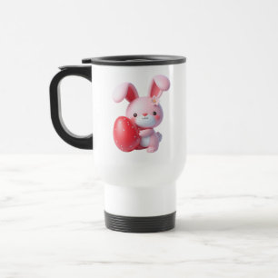 Taza De Viaje 3.D. Huevo de conejito de Pascua