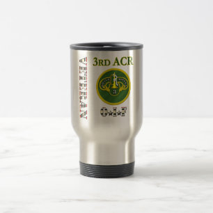 Taza De Viaje 3ro Veterano de la caballería acorazada OIF