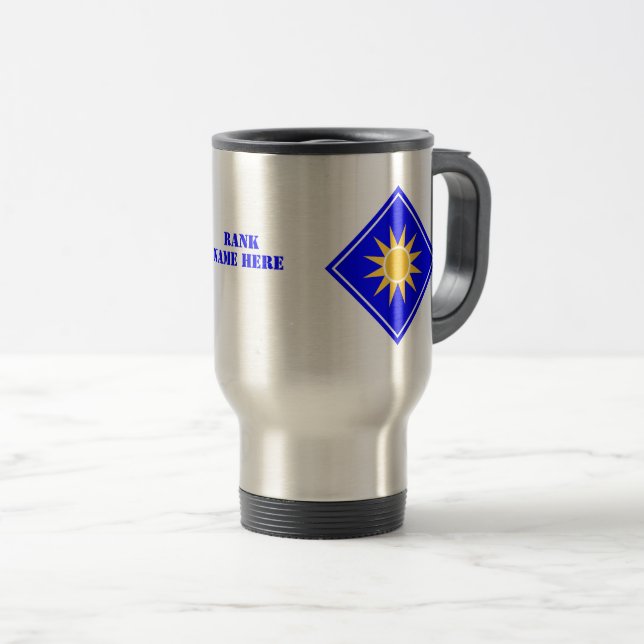 Taza De Viaje 40ª División de Infantería Militar de los Estados  (Anverso derecho)