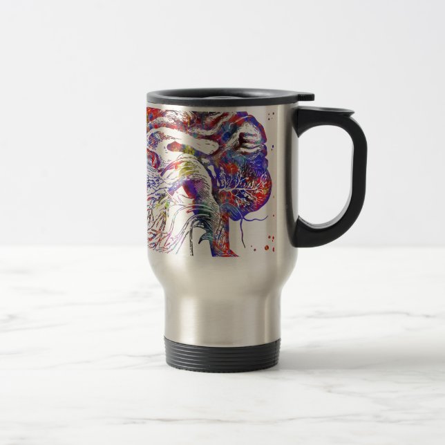 Taza De Viaje 4522bBrain nervios craneales, nervios craneales (Derecha)