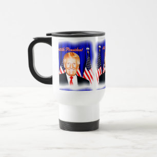 Taza De Viaje 45.º presidente Donald Trump _
