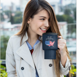 Taza De Viaje 4.º Día de la Independencia