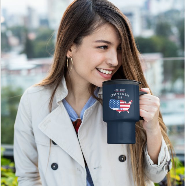 Taza De Viaje 4.º Día de la Independencia (Subido por el creador)