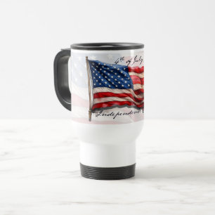 Taza De Viaje 4 de julio - Celebrar con la bandera de los Estado