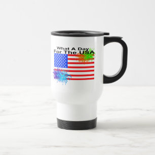 Taza De Viaje 4 De Julio Patriótico Travel Mug