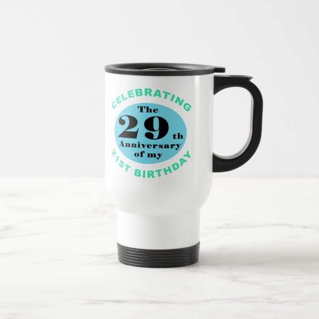 Taza De Viaje 50.º humor de cumpleaños (Derecha)