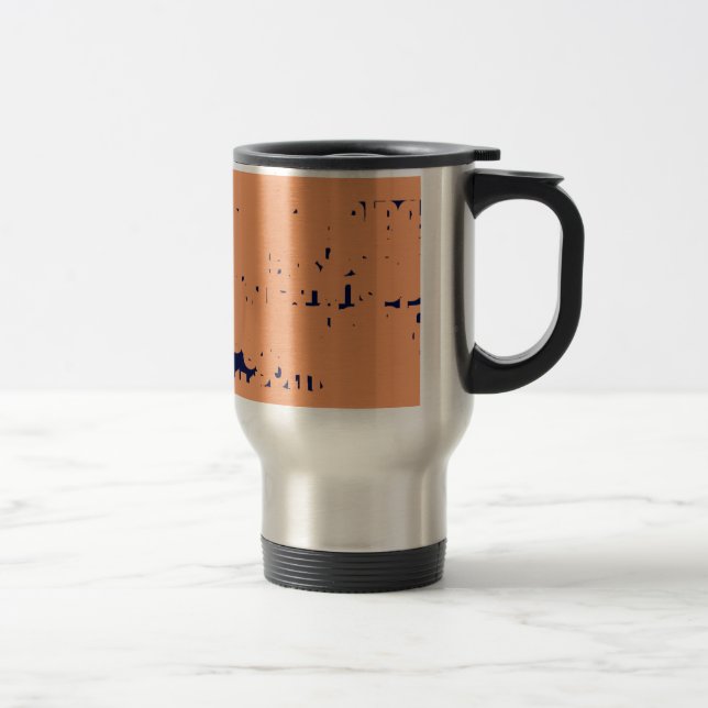 Taza De Viaje 5556 arte abstracto (Derecha)