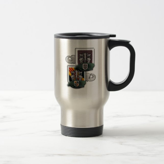 Taza De Viaje 5.º Grupo de Fuerzas Especiales Green Berets SFG S (Derecha)