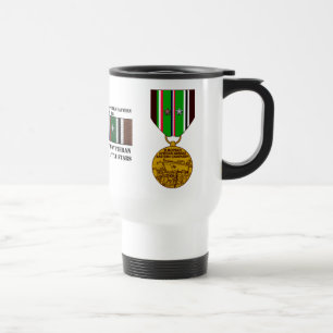 TAZA DE VIAJE 6 ESTRELLAS DE BATALLA / VETERANO DE LA SEGUNDA GU