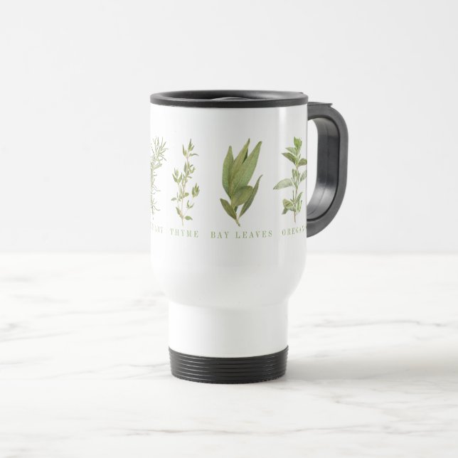 Taza de viaje 6 hierbas frescas (Anverso derecho)