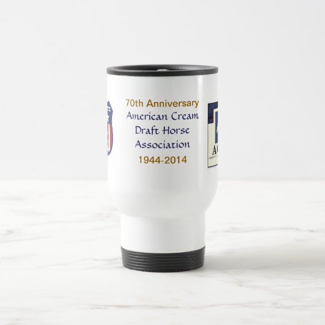 Taza De Viaje 70.o Taza del viaje del aniversario ACDHA (Centro)