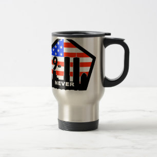 Taza De Viaje 911 nunca olvidar