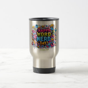 Taza De Viaje 9 ene. - Día del nerd de la palabra