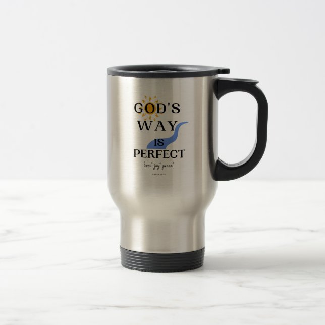 Taza De Viaje A la manera de Dios, acero inoxidable perfecto (Derecha)