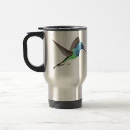 Taza De Viaje Abandonar a Jacobin Hummingbird - transparente.
