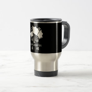 Taza De Viaje Abanicos con forma de mariposa
