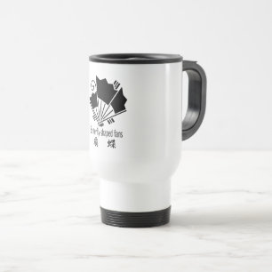 Taza De Viaje Abanicos con forma de mariposa