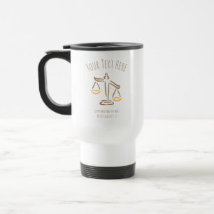 Taza De Viaje Abogado   fiscal   Juez   Firma de leyes/oficina