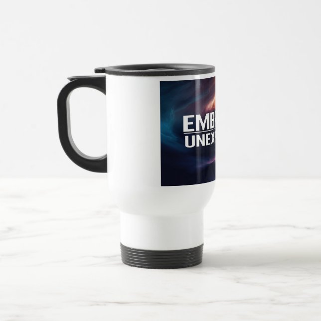 Taza De Viaje Abordar Lo Inesperado (Izquierda)