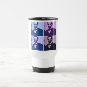 Taza De Viaje Abraham Lincoln Pop Art