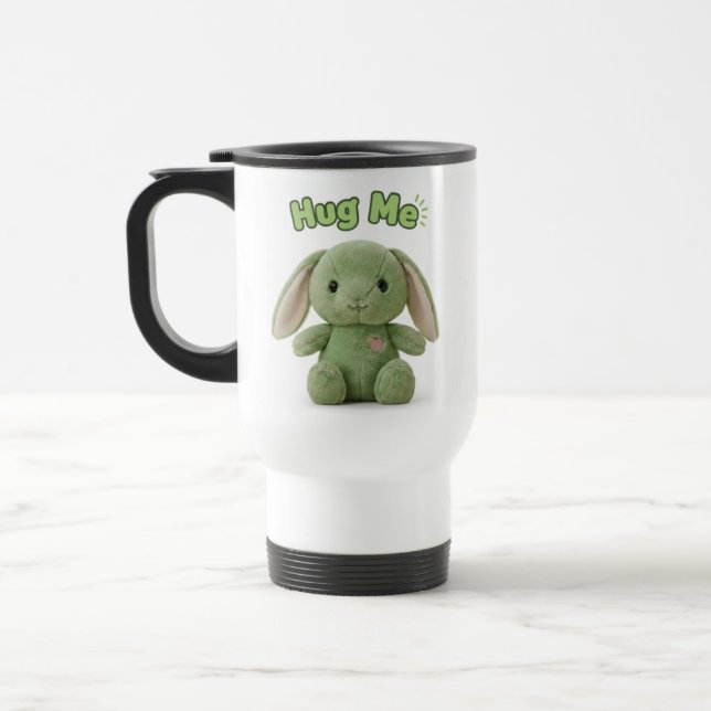 Taza de viaje Abrázame Conejo (Izquierda)
