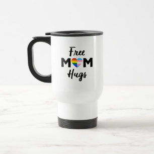 Taza De Viaje Abrazos Gratis de Mamá II - Orgullo Gay Trans Lluv